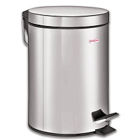 Ведро-контейнер для мусора (урна) с педалью LAIMA Classic, 5 л, зеркальное, нержавеющая сталь, со съемным внутренним ведром в Нижнекамске Ведро-контейнер для мусора (урна) с педалью LAIMA Classic, 5 л, зеркальное, нержавеющая сталь, со съемным внутренним ведром в Нижнекамске