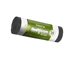 Мешки для мусора 30 л, черные, в рулоне 25 шт., ПНД, 7 мкм, 580х480 мм, SIBIRSKAYA, 101-003 S в Нижнекамске Мешки для мусора 30 л, черные, в рулоне 25 шт., ПНД, 7 мкм, 580х480 мм, SIBIRSKAYA, 101-003 S в Нижнекамске