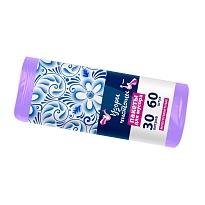 Мешки для мусора 30 л, сиреневые, в рулоне 60 шт., ПНД, 6 мкм, 560х480 мм, Узоры Чистоты, МУ4251 (МН 30-60сир) в Нижнекамске Мешки для мусора 30 л, сиреневые, в рулоне 60 шт., ПНД, 6 мкм, 560х480 мм, Узоры Чистоты, МУ4251 (МН 30-60сир) в Нижнекамске