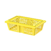Ящик продуктовый универсальный желтый в Нижнекамске