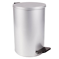 Ведро для мусора с педалью, усиленное, Титан, 10 л, серое, оцинкованная сталь в Нижнекамске Ведро для мусора с педалью, усиленное, Титан, 10 л, серое, оцинкованная сталь в Нижнекамске