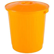 Мусорный бак с крышкой 80 л желтый 80 желтый в Нижнекамске Мусорный бак с крышкой 80 л желтый 80 желтый в Нижнекамске