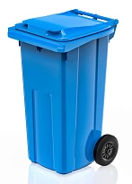 Мусорный контейнер 120 л голубой в Нижнекамске
