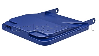 Комплект крышки для контейнера 120 л. синяя синий в Нижнекамске Комплект крышки для контейнера 120 л. синяя синий в Нижнекамске