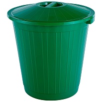 Мусорный бак с крышкой 50 л зеленый 50 зеленый в Нижнекамске Мусорный бак с крышкой 50 л зеленый 50 зеленый в Нижнекамске