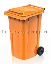 Контейнер для мусора 240 л оранжевый облегченный 240 оранжевый в Нижнекамске