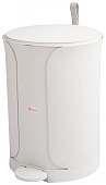 Мусорный бак Sтилъ с педалью 7 л белый