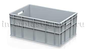 Ящик для молока, мяса, овощей и фруктов сплошной серый в Нижнекамске Ящик для молока, мяса, овощей и фруктов сплошной серый в Нижнекамске