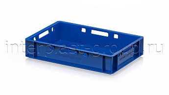 Ящик для мяса и колбасных изделий Е-1 синий в Нижнекамске Ящик для мяса и колбасных изделий Е-1 синий в Нижнекамске