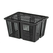 Ящик продуктовый универсальный 400х300х210 черный