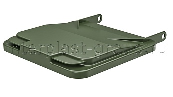 Комплект крышки для контейнера 120 л. зеленая зеленый в Нижнекамске Комплект крышки для контейнера 120 л. зеленая зеленый в Нижнекамске